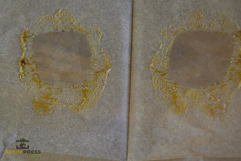 Rosin collection parchment paper